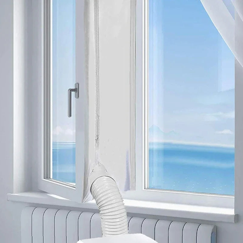 Portable AC Window Seal Kit - window fitting