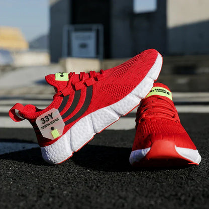 Men's Breathable Mesh Sneakers – Lightweight Running, Walking & Sport Shoes