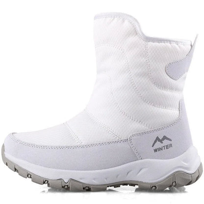 Unisex Winter Snow Boots – Warm Plush Lined Ankle Boots