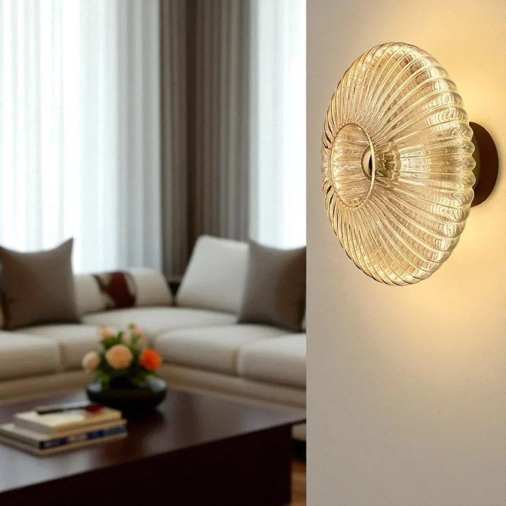 Retro Glass Wall Light | LED Vintage Wall Lamp | Modern Industrial Sconce