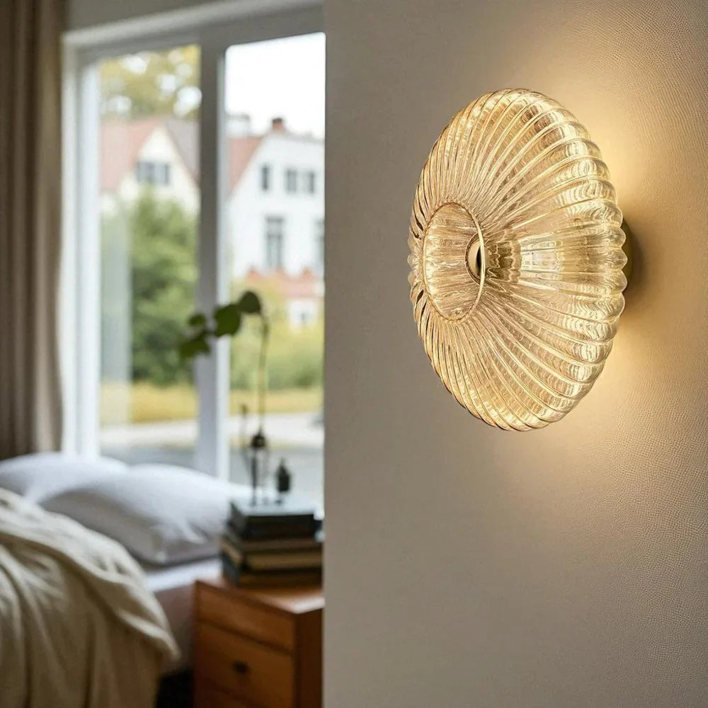 Retro Glass Wall Light | LED Vintage Wall Lamp | Modern Industrial Sconce