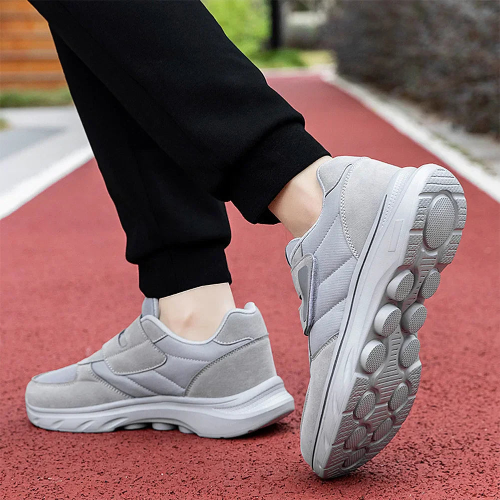 Unisex Diabetic Orthopedic Walking Shoes with Adjustable Closure for Swollen Feet