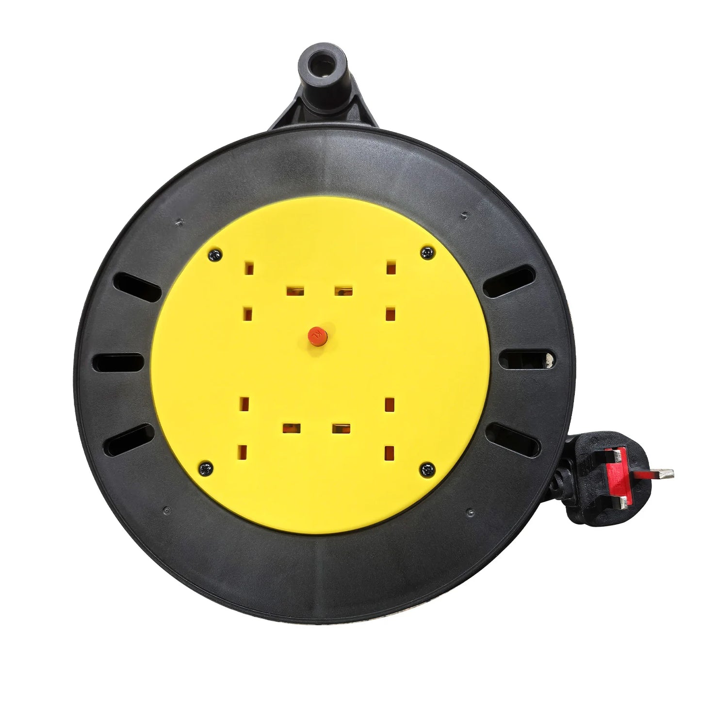 Extension Lead Cable Reel | 10m-50m | 4 Sockets | Thermal Cut-Out | UK Plug