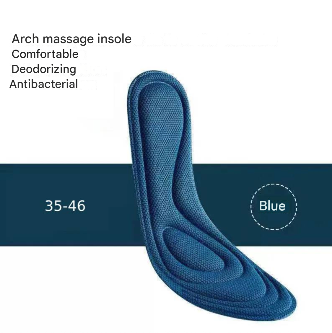 Orthopaedic Insoles with Nano Massage Foam