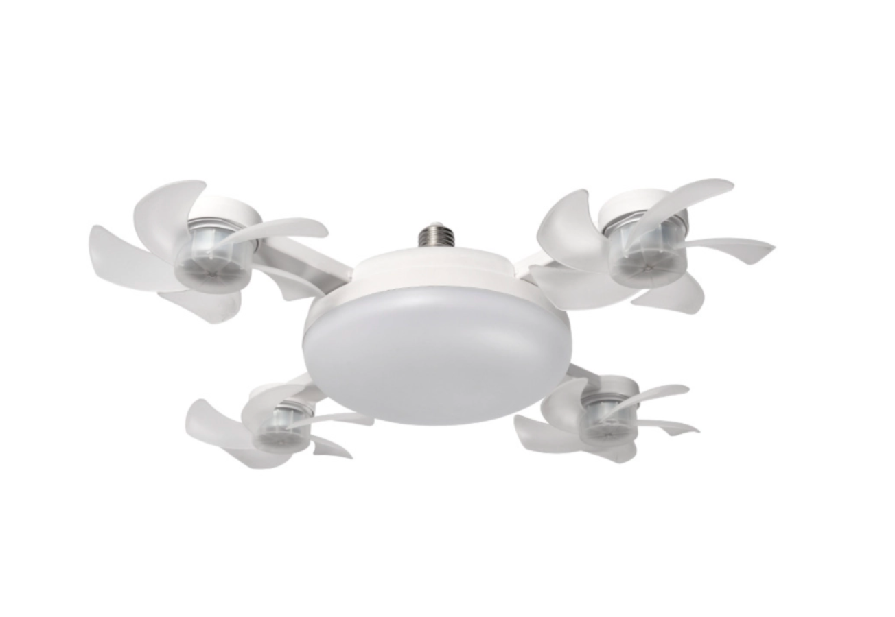E27 Drone Design 2-in-1 Ceiling Fan Light with Remote Control - UK