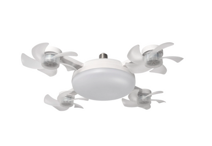 E27 Drone Design 2-in-1 Ceiling Fan Light with Remote Control - UK