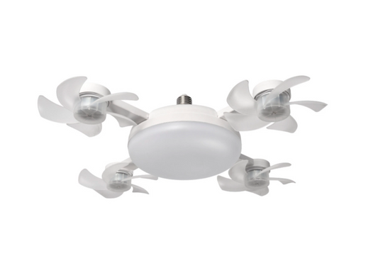 E27 Drone Design 2-in-1 Ceiling Fan Light with Remote Control - UK