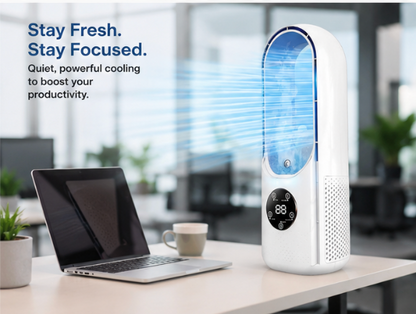 Bladeless USB Cooling Fan - desk use
