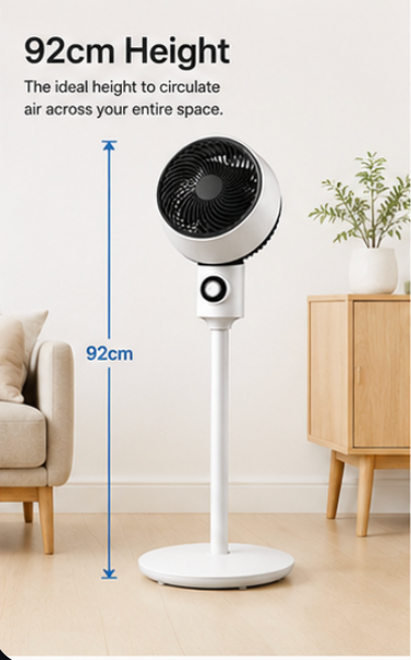 Quiet Oscillating Floor Fan - bedroom use