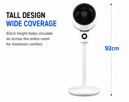Advanced Air Circulation Fan - 360 airflow