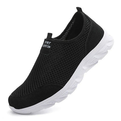 Men’s Breathable Mesh Slip-On Running Shoes