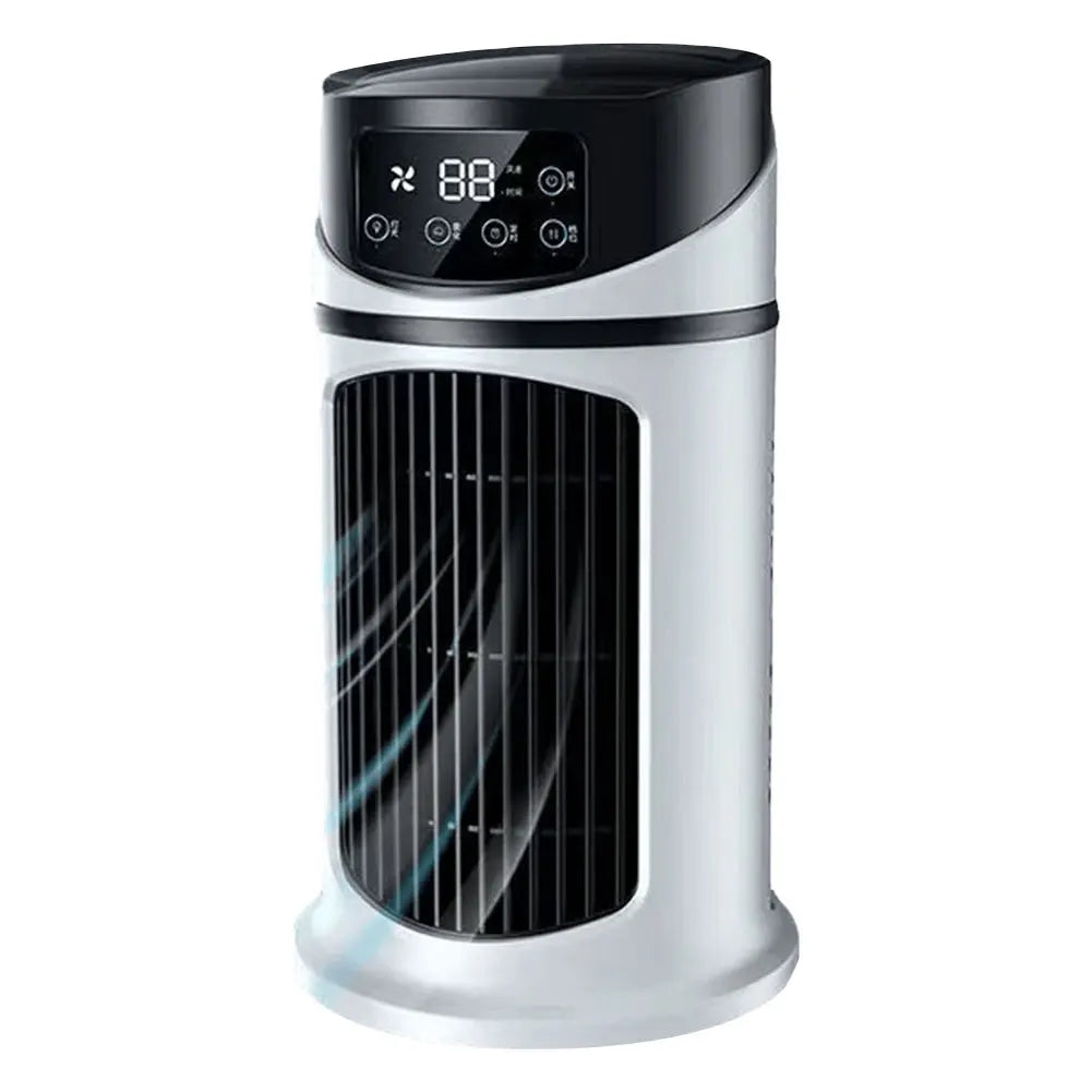 Evaporative Air Cooler Desktop Fan 6-Hour Timer 6 Speeds Humidifier - UK