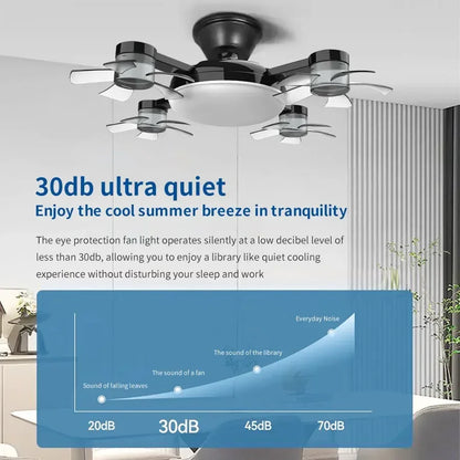 E27 Drone Design Ceiling Fan - features