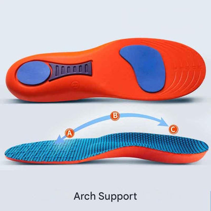 Orthopaedic Shock-Absorbing Breathable Insoles – Foot Support & Comfort