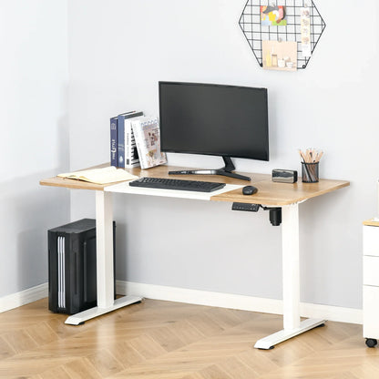 Electric Height Adjustable Standing Desk 140x70cm with Memory Function