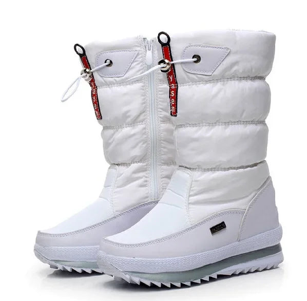 Women’s Winter Snow Boots – Thick Plush Warm Fur Mid-Calf Boots