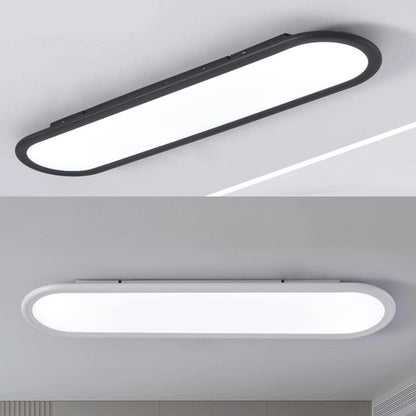 LED Ceiling Light Ultra Thin Low Profile Modern Black/White 70cm Cool White