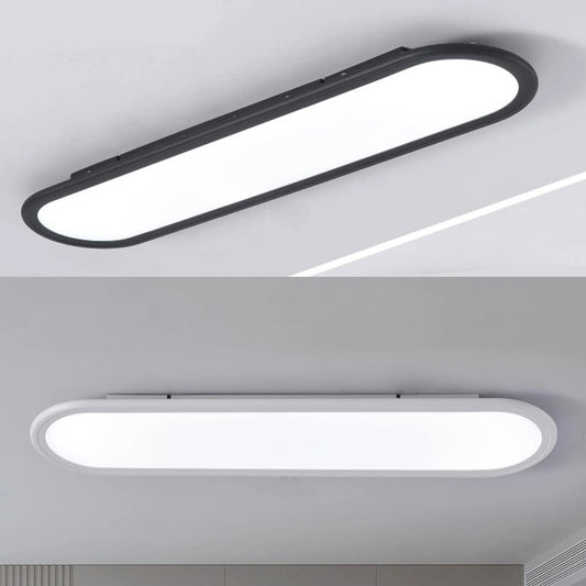 LED Ceiling Light Ultra Thin Low Profile Modern Black/White 70cm Cool White