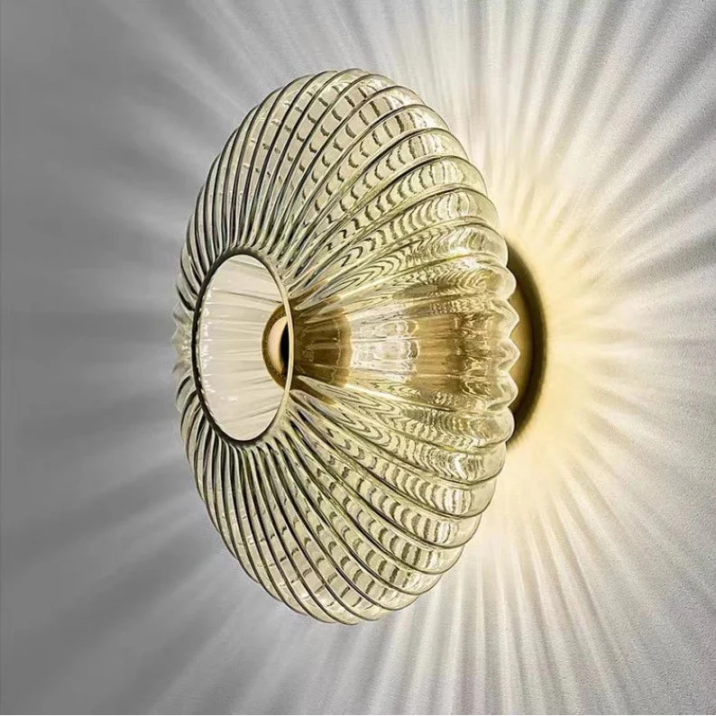 Retro Glass Wall Light | LED Vintage Wall Lamp | Modern Industrial Sconce