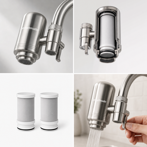 Filtro Rubinetto Acciaio Inox Multi-Stadio