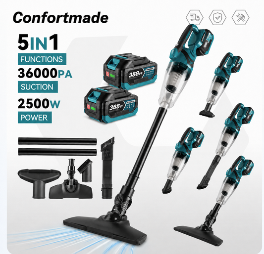 Cordless Electric Vacuum Cleaner 1500W