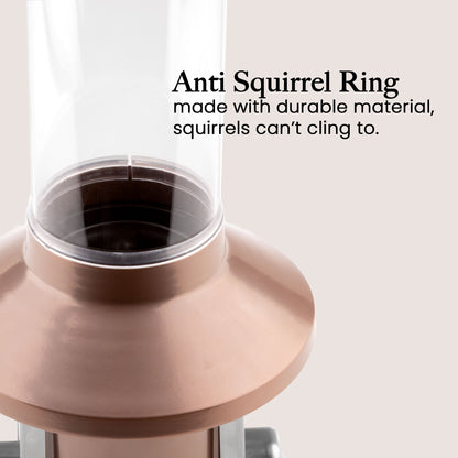 Squirrel Proof Bird Feeder | Metal Hanging Feeder | Weatherproof Seed Feeder