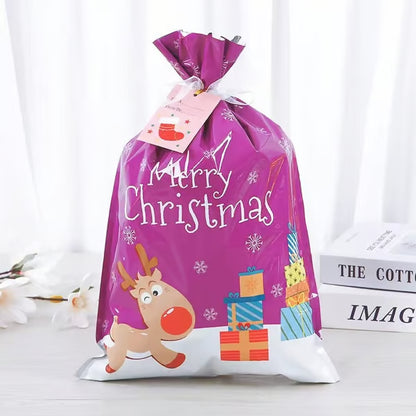 Drawstring Christmas Gift Bags (Biodegradable)