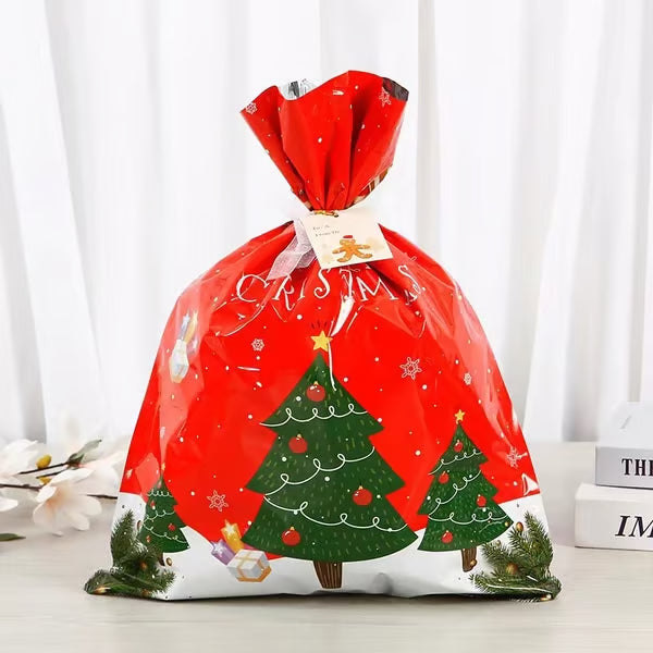 Drawstring Christmas Gift Bags (Biodegradable)