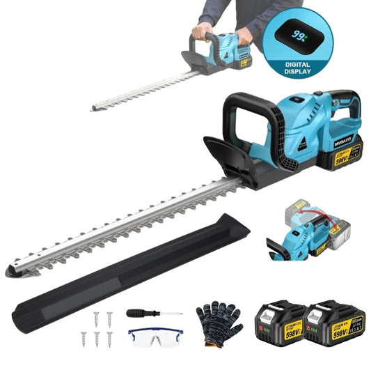 Gisam 18V Cordless Hedge Trimmer 520mm Brushless