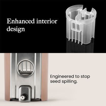 Squirrel Proof Bird Feeder | Metal Hanging Feeder | Weatherproof Seed Feeder