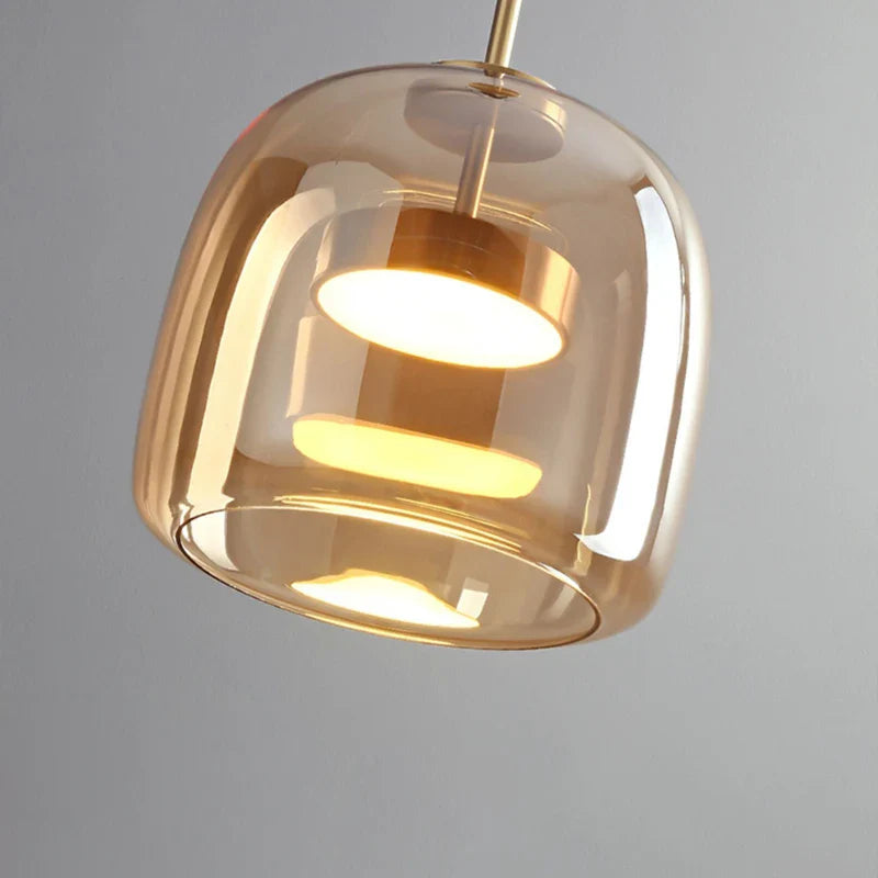 Elegant Nordic Glass LED Pendant Light