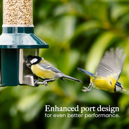 Squirrel Proof Bird Feeder | Metal Hanging Feeder | Weatherproof Seed Feeder
