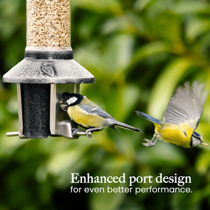 Squirrel Proof Bird Feeder | Metal Hanging Feeder | Weatherproof Seed Feeder