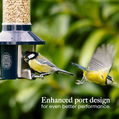 Squirrel Proof Bird Feeder | Metal Hanging Feeder | Weatherproof Seed Feeder