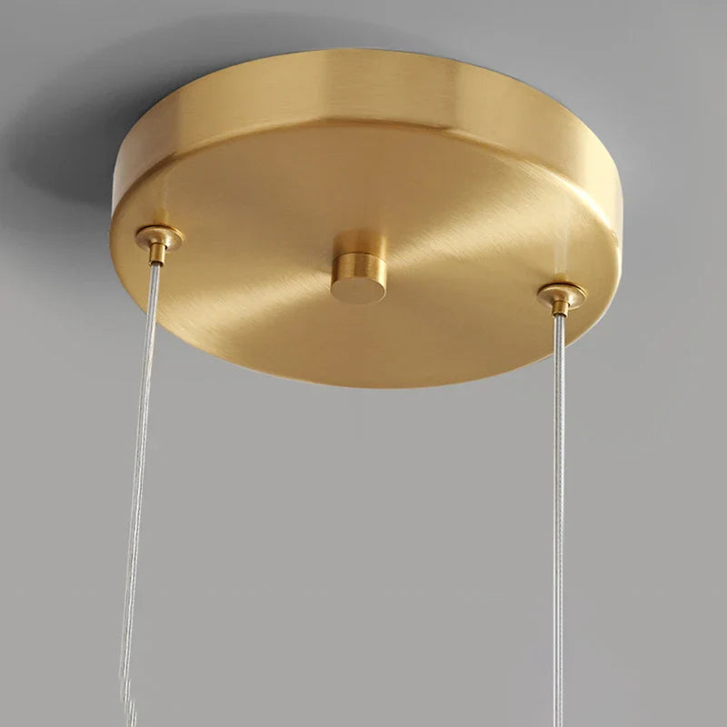 Elegant Nordic Glass LED Pendant Light