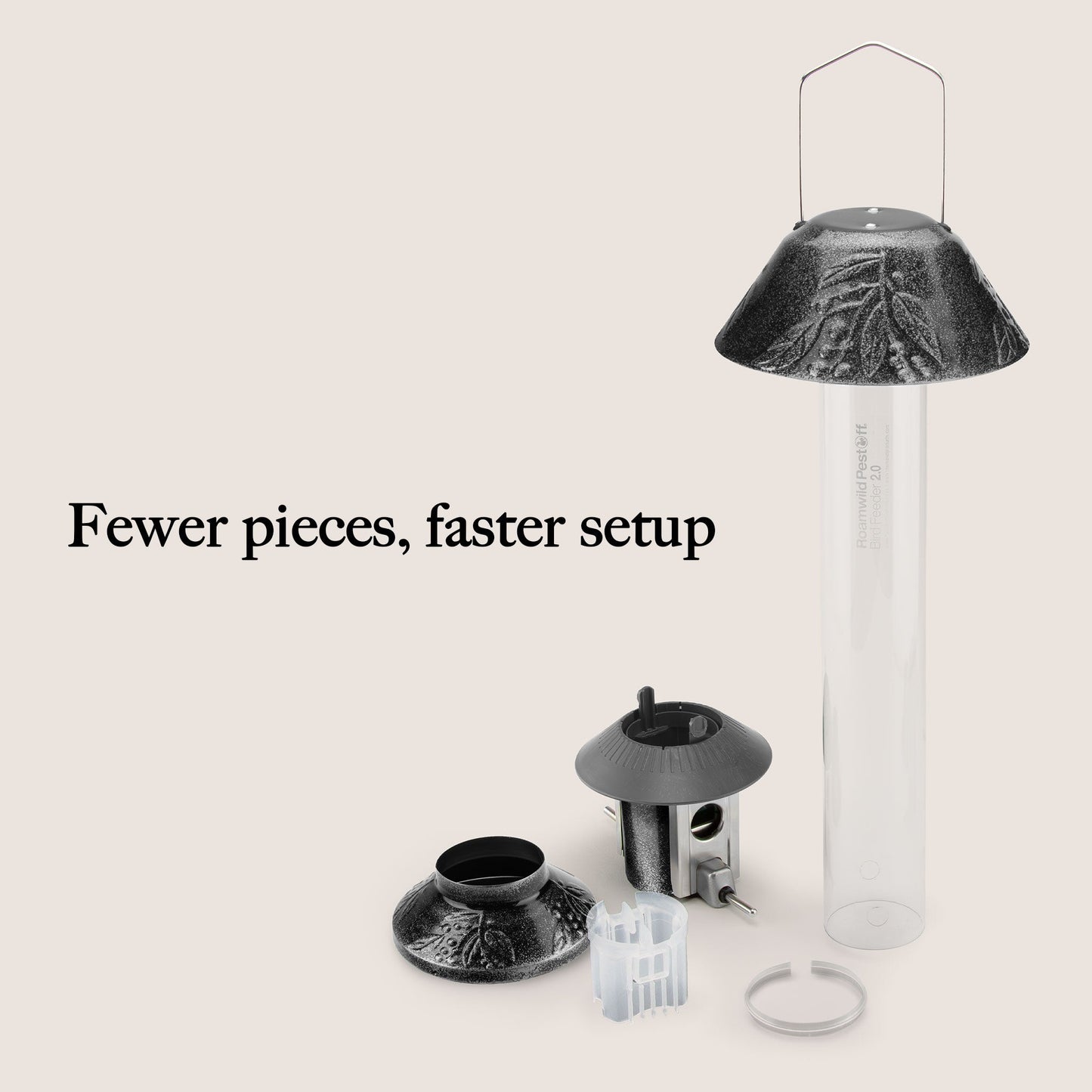 Squirrel Proof Bird Feeder | Metal Hanging Feeder | Weatherproof Seed Feeder