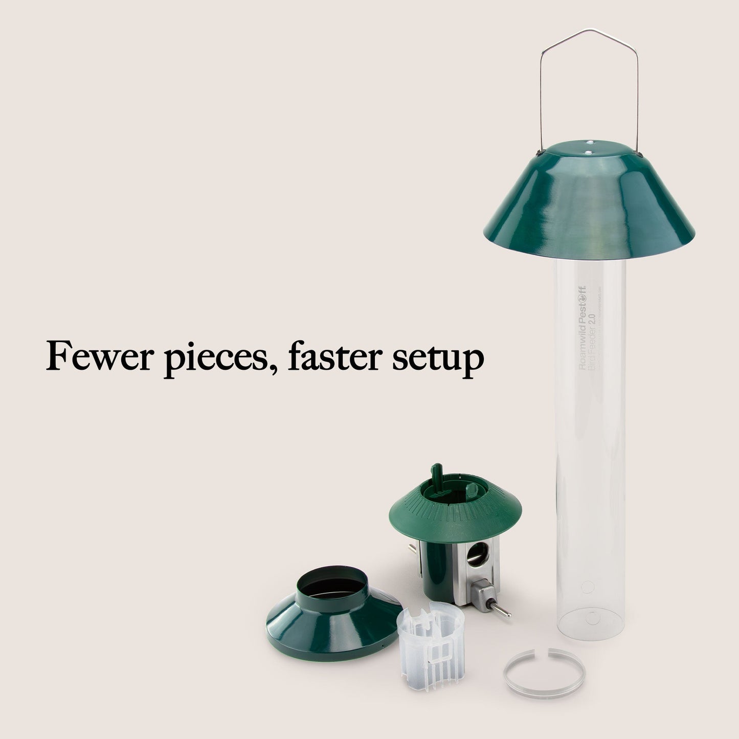 Squirrel Proof Bird Feeder | Metal Hanging Feeder | Weatherproof Seed Feeder