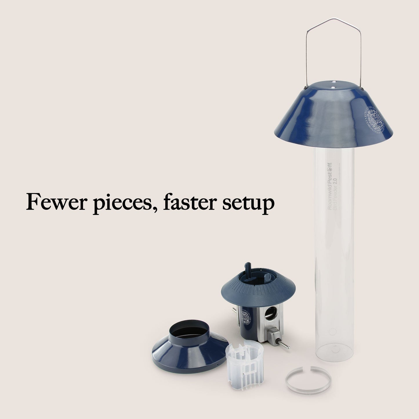 Squirrel Proof Bird Feeder | Metal Hanging Feeder | Weatherproof Seed Feeder