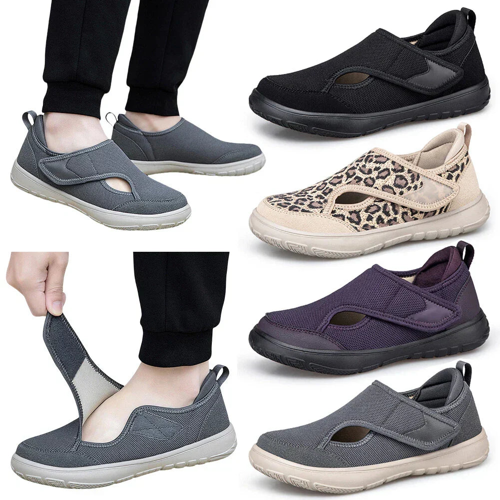 Slip-On Orthopedic Diabetic Shoes for Wide, Swollen Feet – Unisex