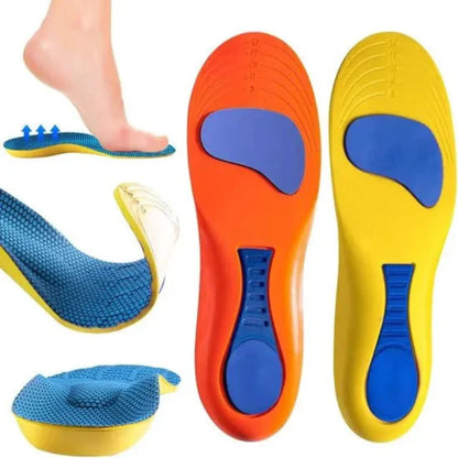 Orthopaedic Shock-Absorbing Breathable Insoles – Foot Support & Comfort