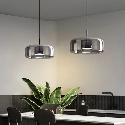 Elegant Nordic Glass LED Pendant Light